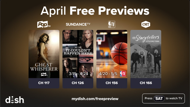 April Free Previews on DISH - THE DIG